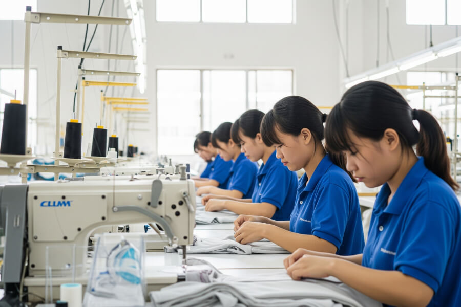 Đi đơn hàng may mặc nhật bản