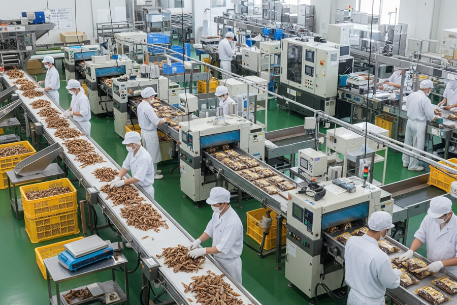 Đơn hàng Tokutei Nhật Bản phân loại và đóng gói