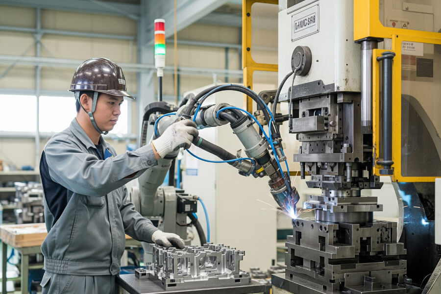 Xuất khẩu nhật bản vận hành máy dập kim loại