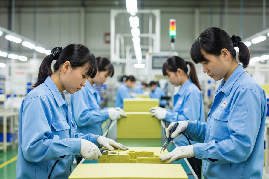 đi xuất khẩu nhật bản kiểm tra hộp xốp