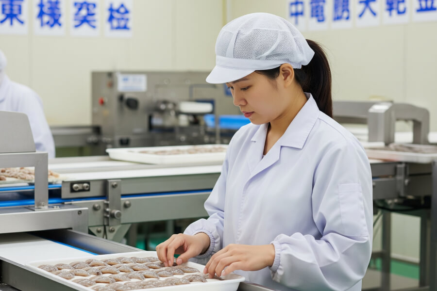 đi xuất khẩu nhật đơn hàng chế biến thực phẩm