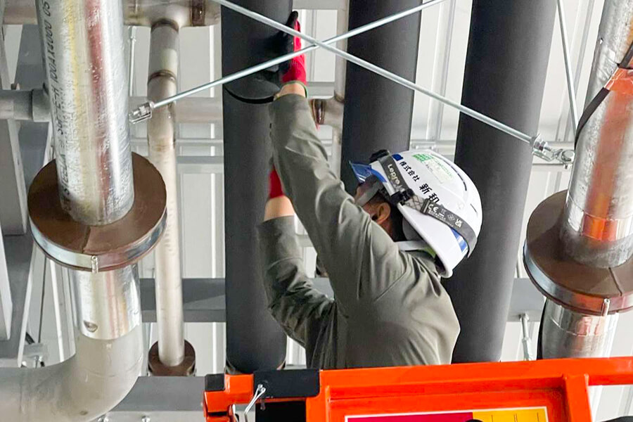 Đơn Hàng Lắp Đặt Đường Ống Bảo Ôn Nhật Bản